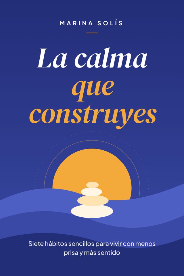 Tapa del libro La calma que construyes, de Marina Solís